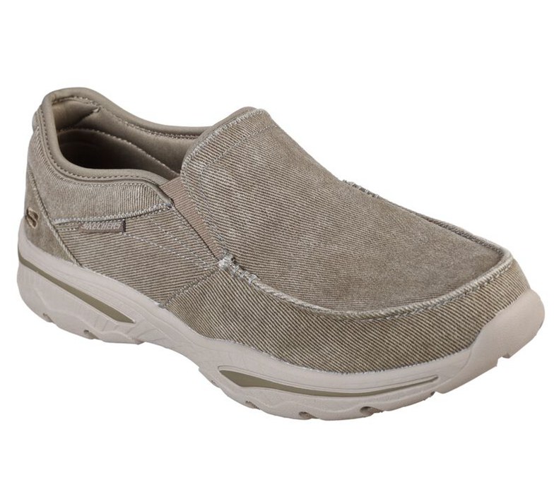 Skechers Herr Grå Fritidsskor - Relaxed Fit: Creston - Moseco - Sverige (YFOWM-3572)